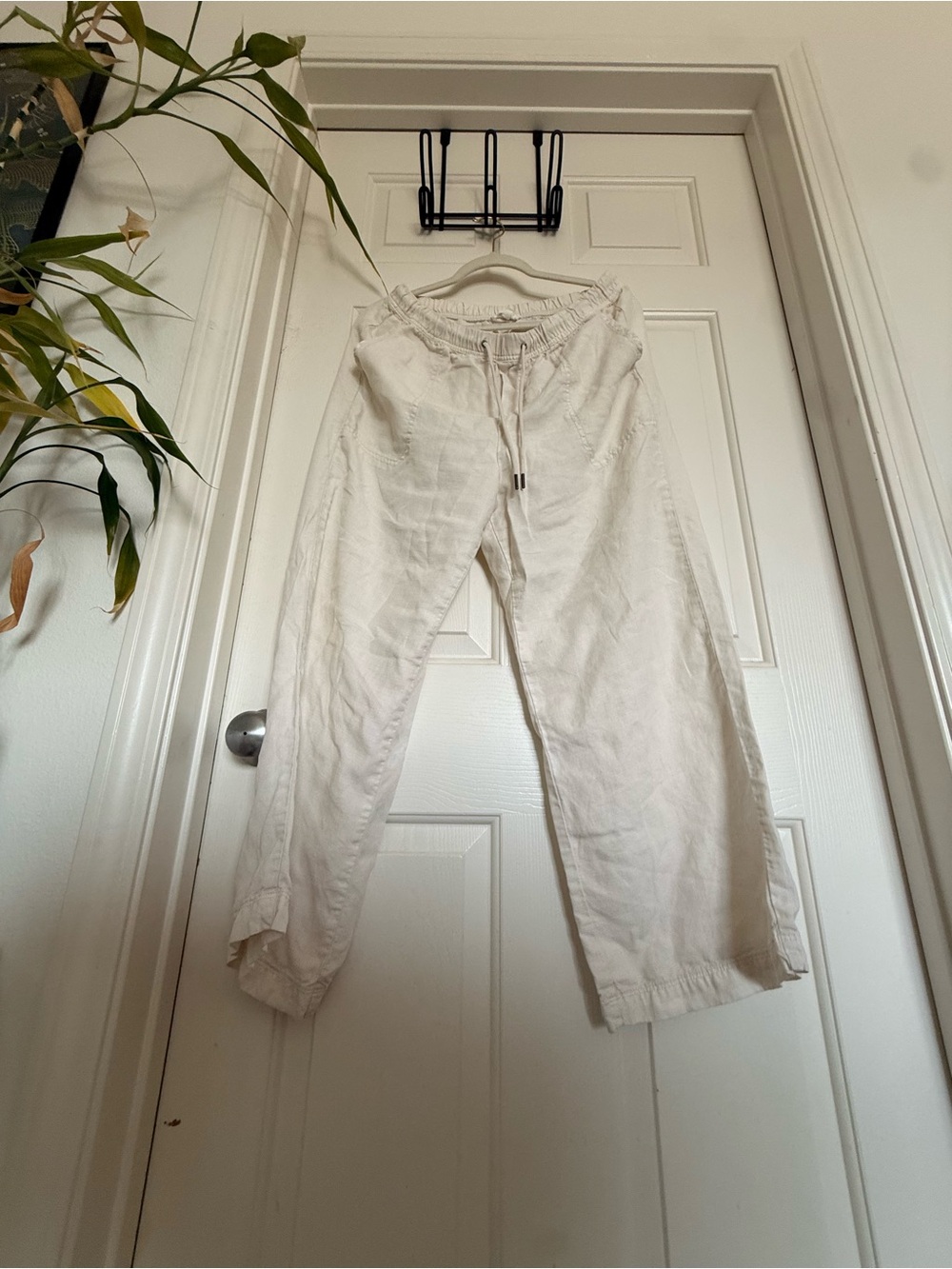 Splendid White Drawstring Sweatpants - Picture 3 of 8